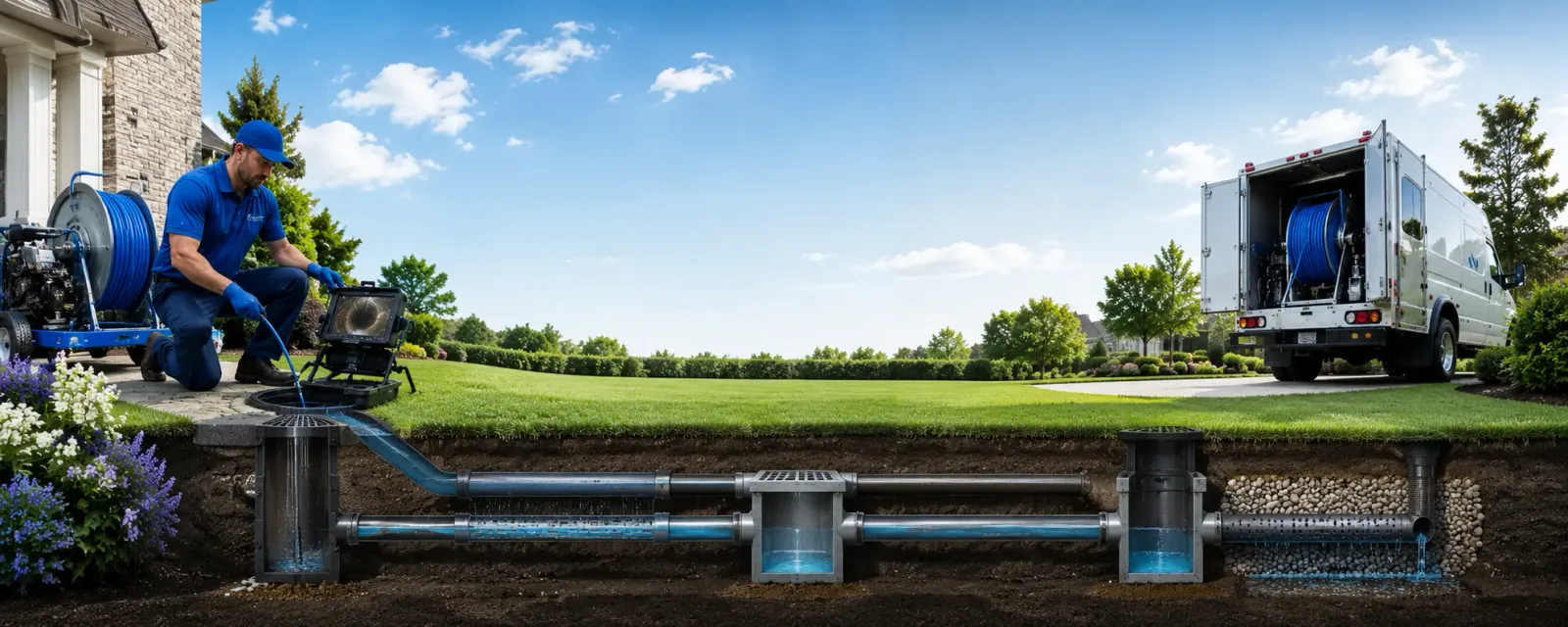 Outdoor drain cleaning information for Bolton, MA